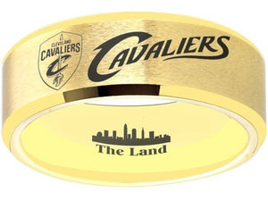 Cleveland Cavaliers Ring Cavs Gold Wedding Ring Sizes 6 - 13 #cavs #nba