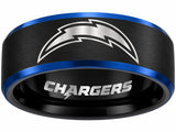 LA Chargers Ring | Black & Blue | Customizable