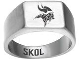 Vikings Ring Silver 10mm Ring | Sizes 8-12 #minnesotavikings #skol #nfl