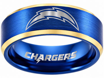 LA Chargers Ring | Blue & Gold | Customizable