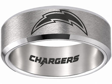 Los Angeles Chargers Ring | Silver | Customizable