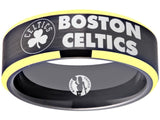Boston Celtics Ring Black & Gold Wedding Ring Sizes 6 - 13 #celtics #nba