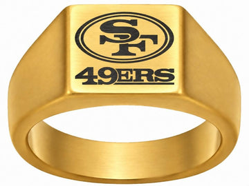 49ers Signet Ring | Gold | Customizable