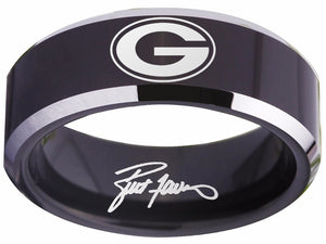 Green Bay Packers Ring Black Ring Brett Favre #packers #nfl