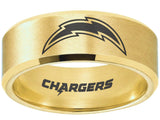 Los Angeles Chargers Ring | Gold | Customizable