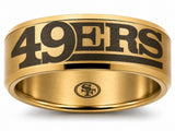 49ers Ring | Gold Wedding Ring | Sizes 6-13