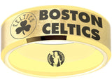 Boston Celtics Ring Clover Gold Wedding Ring Sizes 6 - 13 #celtics #nba