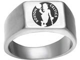Boston Celtics Ring Silver 10mm Ring Sizes 8-12 #boston #celtics #nba