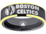 Boston Celtics Ring Black & Gold Wedding Ring Sizes 6 - 13 #bostonceltics #nba