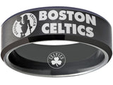 Boston Celtics Ring Black Wedding Ring Sizes 6 - 13 #celtics #nba