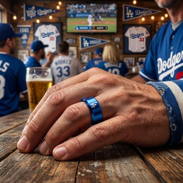 LA Dodgers Ring | Blue | Customizable