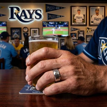 Tampa Bay Rays Ring | Silver | Customizable