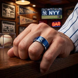 New York Yankees Ring | Blue & Silver | Customizable