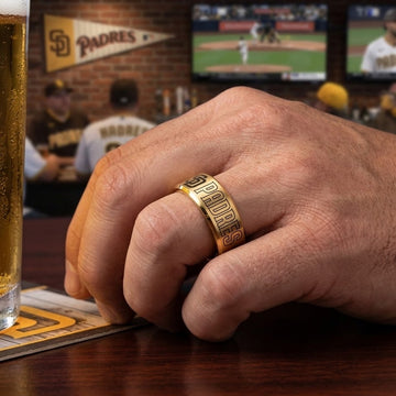 San Diego Padres Ring | Gold | Wedding Band