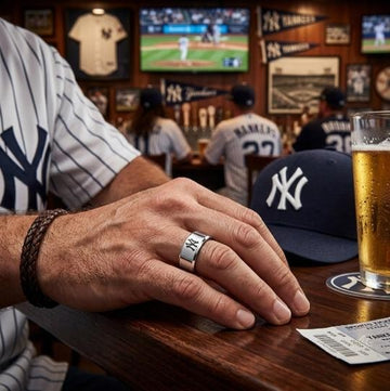 New York Yankees Ring | Silver | Customizable