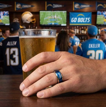 LA Chargers Ring | Blue & Gold | Customizable