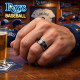 Tampa Bay Rays Ring | Black & Silver | Customizable