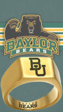 Baylor Bears Ring Gold Titanium Baylor Ring | Sizes 8-12 #bu #baylor #bears