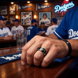 LA Dodgers Ring | Black & Silver | Customizable