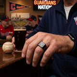 Cleveland Guardians Signet Ring | Black | Customizable