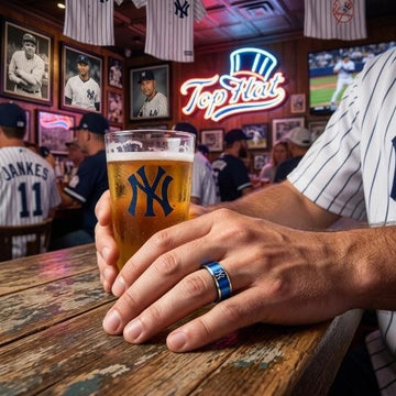 New York Yankees Ring | Blue & Gold | Customizable