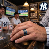 New York Yankees Ring | Black & Blue | Customizable