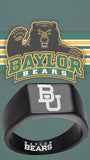 Baylor Bears Ring Black Titanium Ring | Sizes 8-12 #bu #baylor #bears