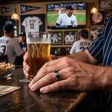 New York Yankees Ring | Black & Silver | Customizable