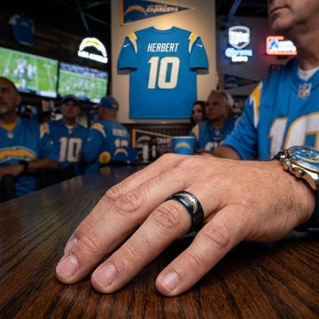 LA Chargers Ring | Black & Blue | Customizable