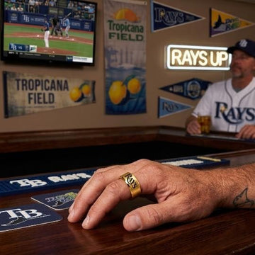 Tampa Bay Rays Ring | Gold | Customizable