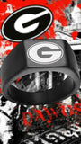 Georgia Bulldogs Ring | Black | Sizes 8-12 | Customizable