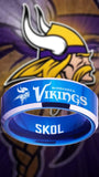 Minnesota Vikings Ring Blue & Silver Wedding Band | Sizes 4 - 17 #vikings #skol #nfl