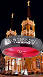 Gonzaga Bulldogs Ring Black & Pink 6mm Wedding Ring Sizes 6 - 13 #gonzaga