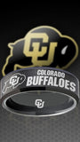 Colorado Buffaloes Ring Black Wedding Band | Sizes 6-13 #buffs #ncaa