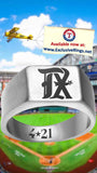 Texas Rangers Ring Silver & Black 10mm Ring | Sizes 8-12 #texasrangers
