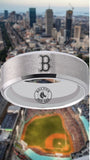 Boston Red Sox Wedding Ring Red Sox Ring Silver Sizes 6 - 13 #boston #redsox