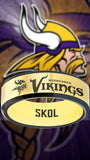 Minnesota Vikings Ring Gold & Black Wedding Band | Sizes 6-13 #vikings #skol #nfl