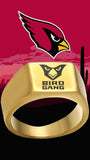 Arizona Cardinals Ring Gold Titanium Ring | Sizes 8 - 12 #arizonacardinals #birdgang