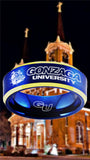 Gonzaga Bulldogs Ring Blue & Gold Wedding Ring Sizes 6 - 13 #gonzaga #bulldogs
