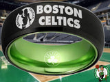 Boston Celtics Ring Black & Green Wedding Ring Sizes 6-13 #boston #celtics