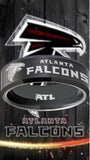 Atlanta Falcons Ring Black Wedding Band | Sizes 6 - 13 #atlanta #falcons #nfl