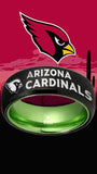 Arizona Cardinals Ring Black & Green Wedding Band | Sizes 6 - 13 #arizonacardinals #nfl
