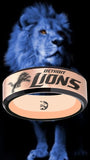Detroit Lions Ring Rose Gold & Black Wedding Band | Sizes 6-13 #detroit #lions #nfl