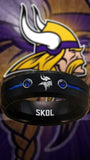 Minnesota Vikings Ring Black & Blue CZ Wedding Band | Sizes 6-13 #vikings #skol #nfl
