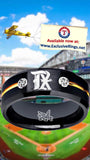 Texas Rangers Ring City Connect Black and  Gold CZ Wedding Band Style | Sizes 6-13 #texasrangers #mlb