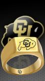 Colorado Buffaloes Ring Gold Titanium Ring | Sizes 8-12 #buffs #ncaa