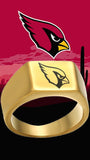Arizona Cardinals Ring Gold Titanium Ring | Sizes 8 - 12 #arizonacardinals #nfl