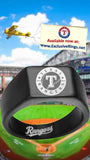Texas Rangers Ring Black and Silver 10mm Ring | Sizes 8-12 #texasrangers #mlb