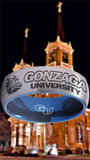Gonzaga Bulldogs Ring Silver & Blue Wedding Ring Sizes 6 - 13 #gonzaga #bulldogs