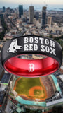 Boston Red Sox Ring Red Sox Wedding Ring Black & Red Sizes 6 - 13 #boston #redsox